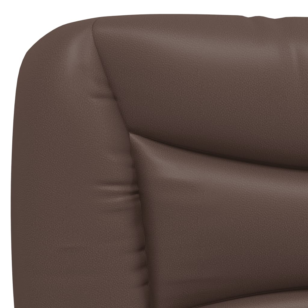 sengeramme med LED uden madras Hvar 80x200 cm brun