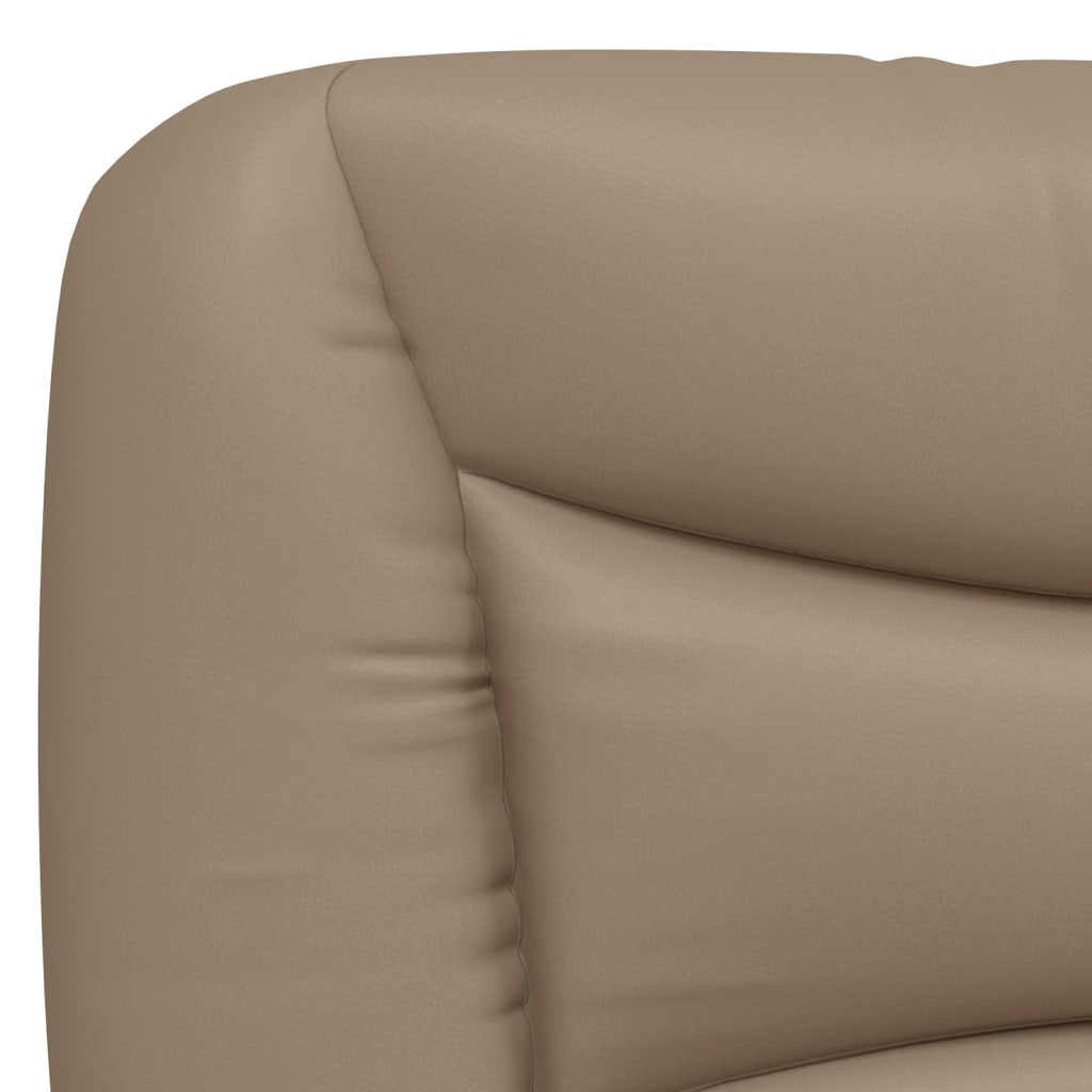 sengeramme med LED uden madras Hvar 100x200 cm cappuccinofarvet