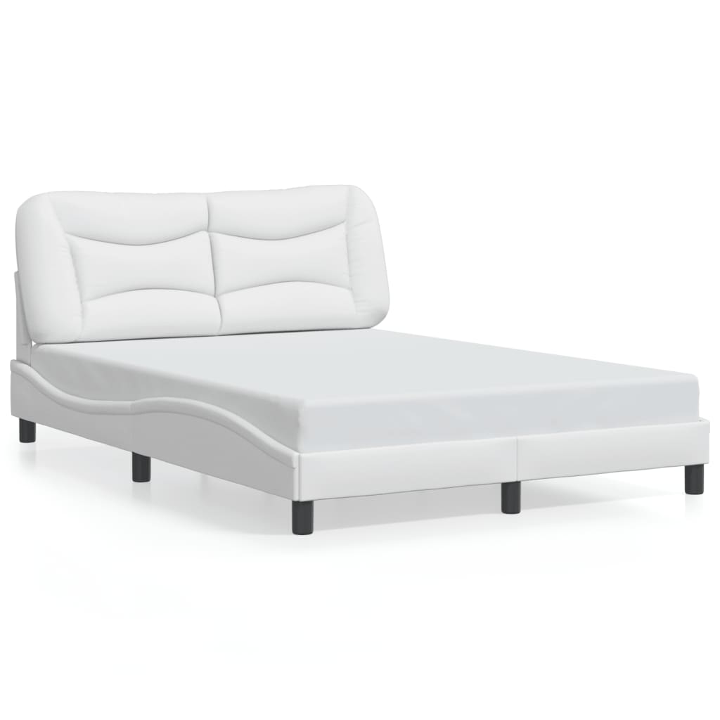 sengeramme med LED uden madras Hvar 120x200 cm hvid