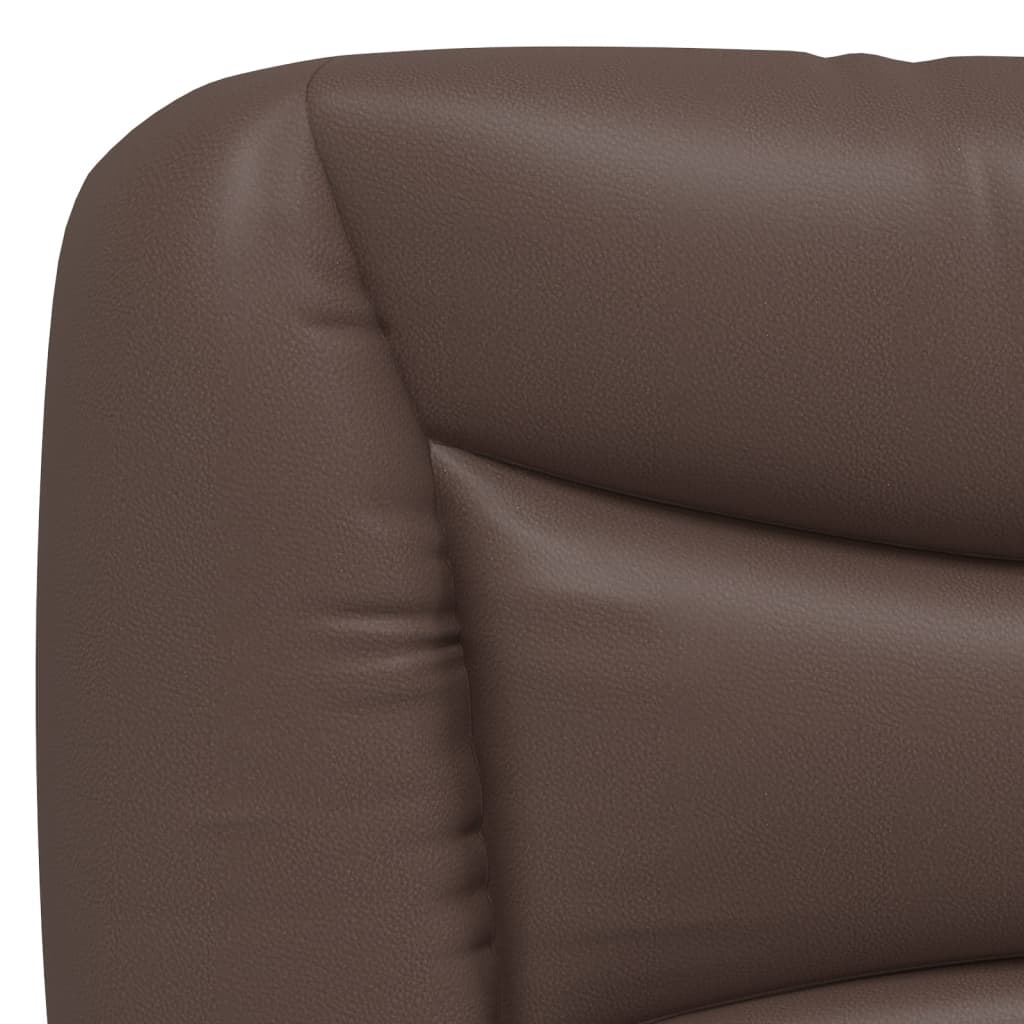 sengeramme med LED uden madras Hvar 120x200 cm brun