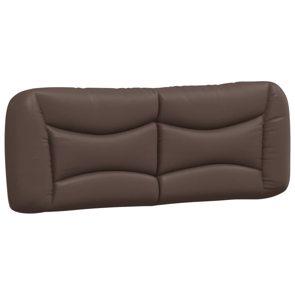 sengeramme med LED uden madras Hvar 140x190 cm brun