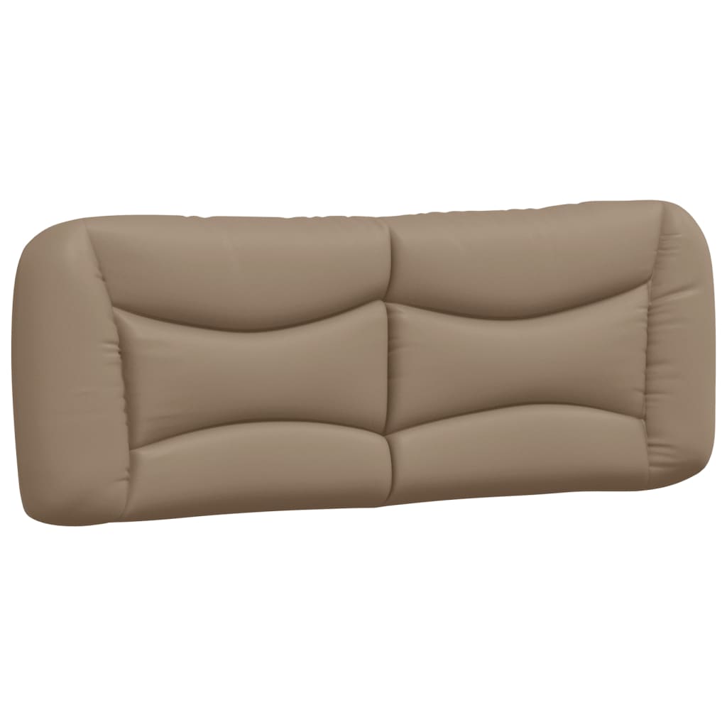 sengeramme med LED uden madras Hvar 120x200 cm cappuccinofarvet