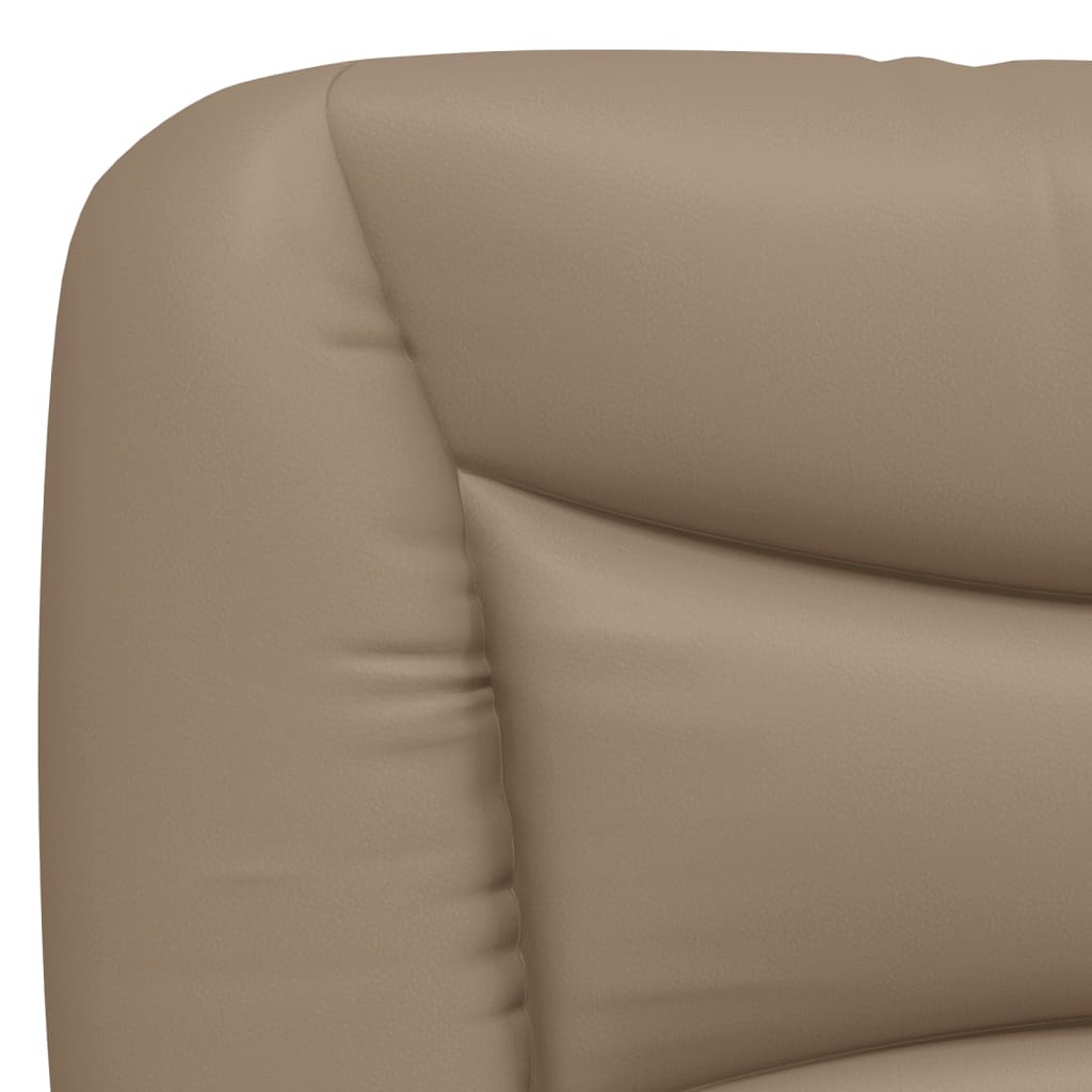 sengeramme med LED uden madras Hvar 120x200 cm cappuccinofarvet