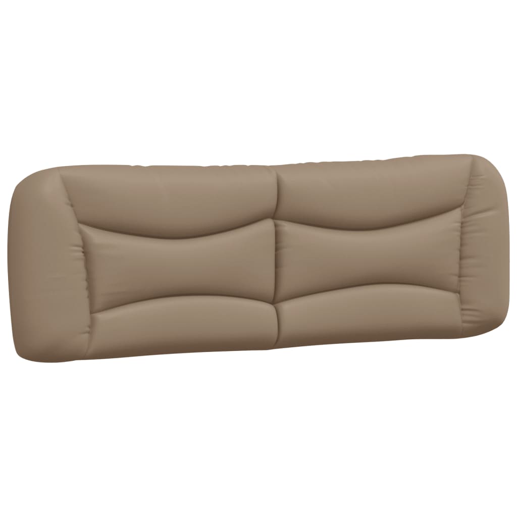 sengeramme med LED uden madras Hvar 160x200 cm cappuccinofarvet