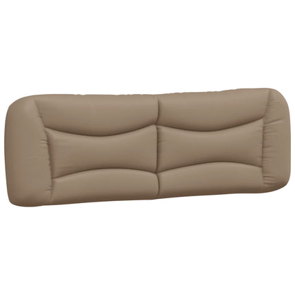 sengeramme med LED uden madras Hvar 160x200 cm cappuccinofarvet
