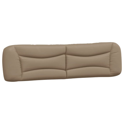 sengeramme med LED uden madras Hvar 200x200 cm cappuccinofarvet