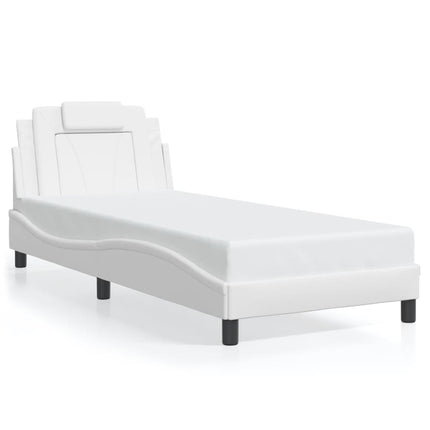 sengeramme Viana med LED uden madras 80x200 cm hvid