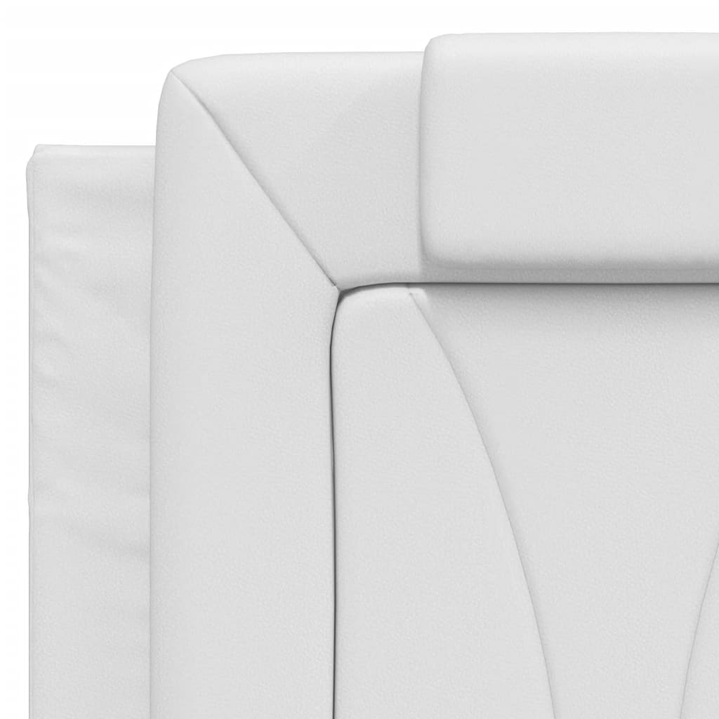 sengeramme Viana med LED uden madras 120x200 cm hvid