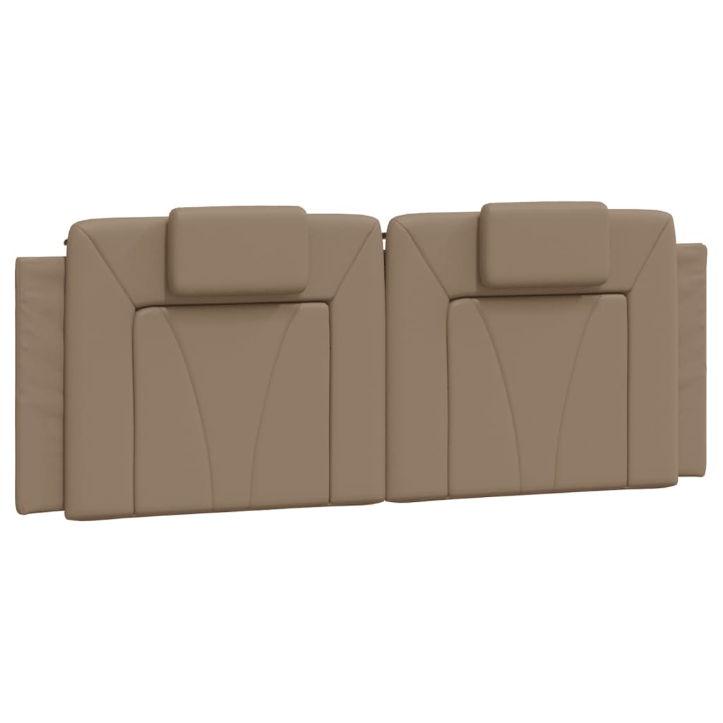 sengeramme Viana med LED uden madras 120x200 cm cappuccinofarvet