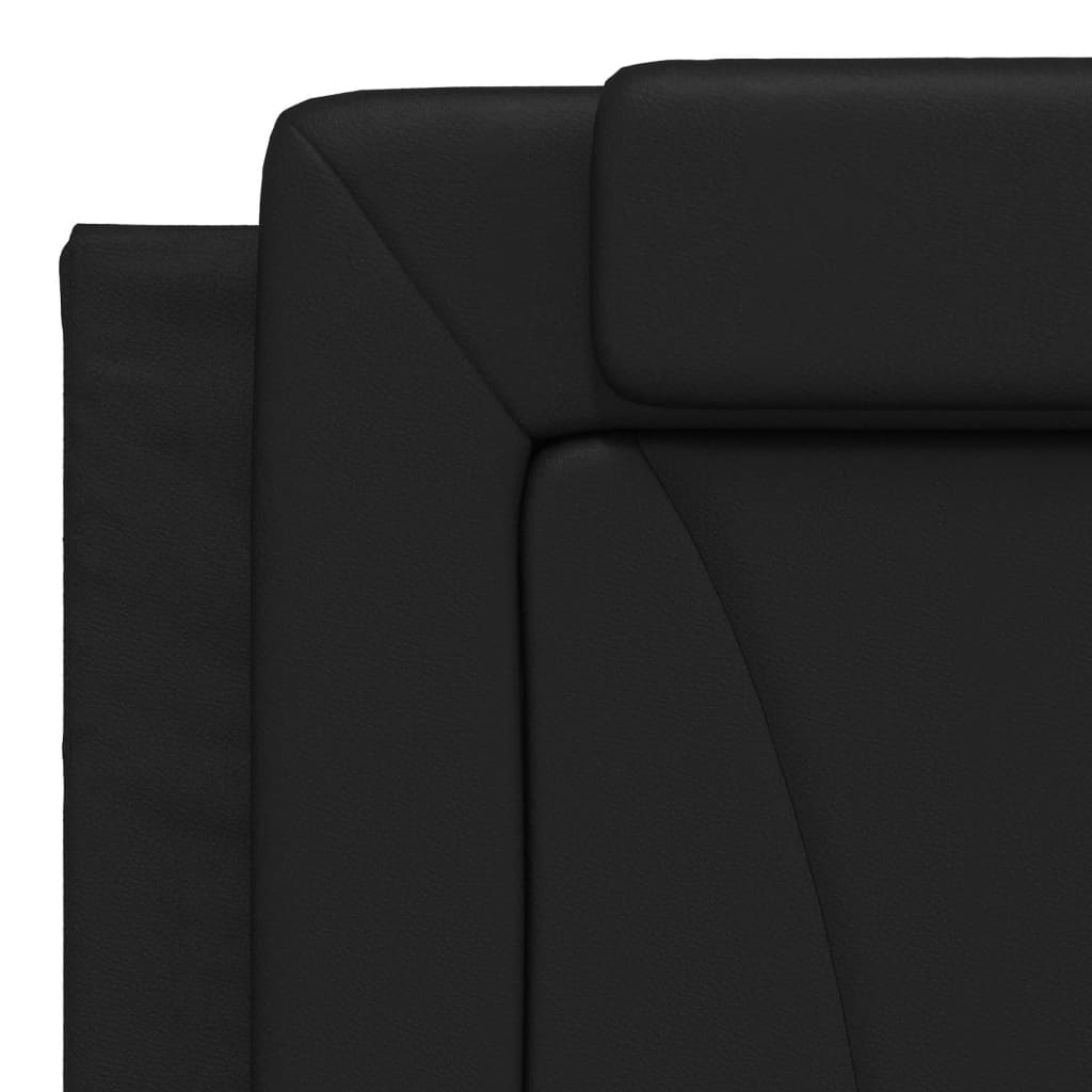 sengeramme Viana med LED uden madras 180x200 cm sort
