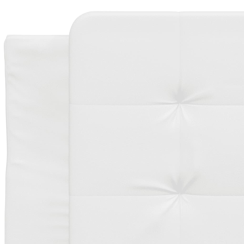 sengeramme med LED uden madras Zadar 80x200 cm hvid
