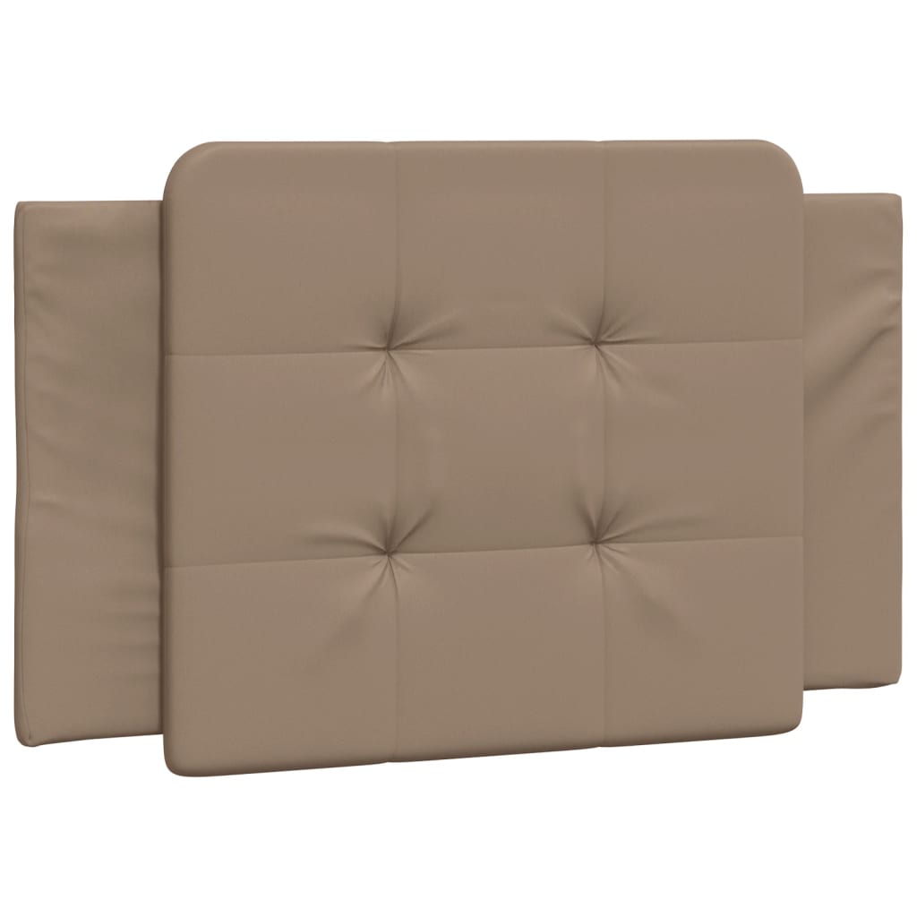 sengeramme med LED uden madras Zadar 90x200 cm cappuccinofarvet