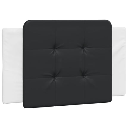sengeramme med LED uden madras Zadar 90x200 cm hvid og sort