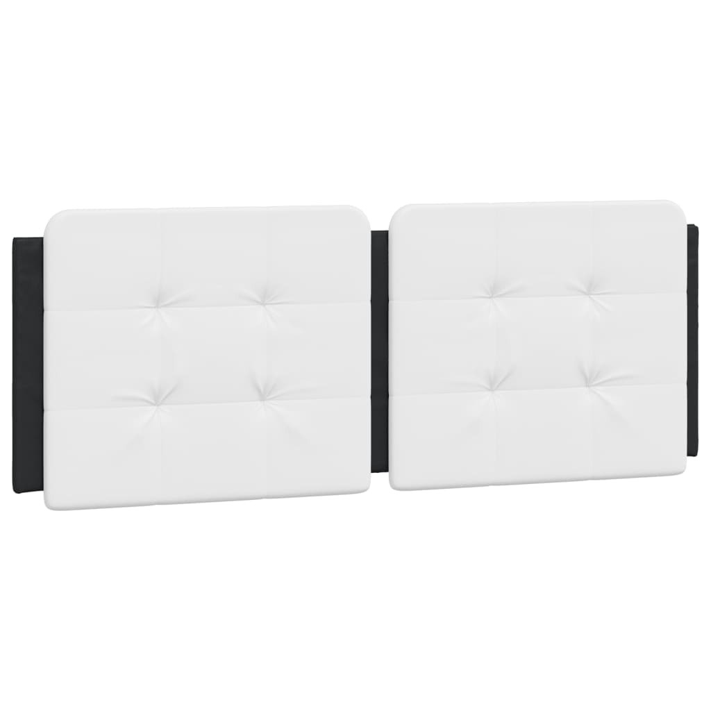 sengeramme med LED uden madras Zadar 100x190 cm sort og hvid