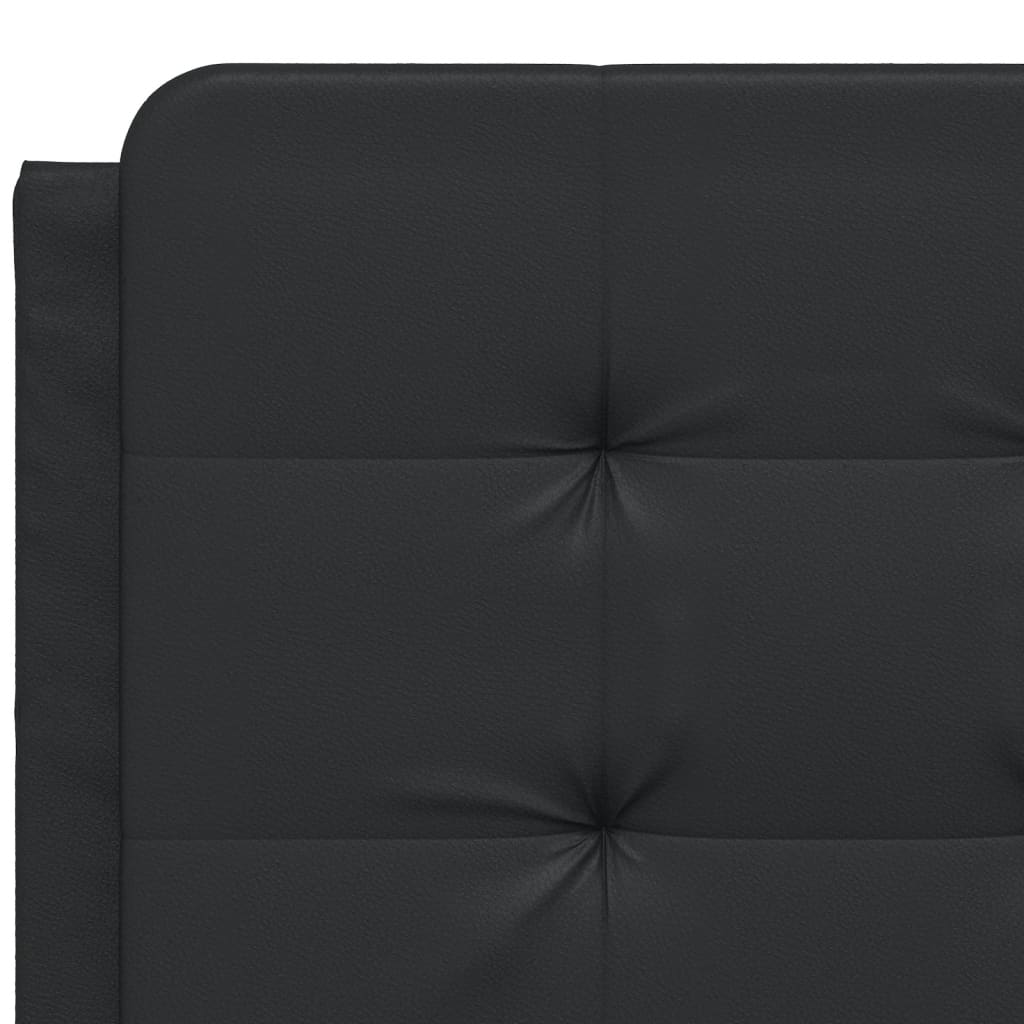 sengeramme med LED uden madras Zadar 140x200 cm sort
