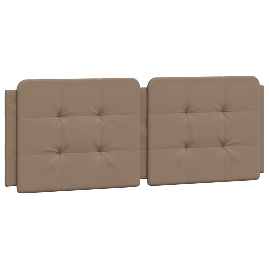 sengeramme med LED uden madras Zadar 140x200 cm cappuccinofarvet
