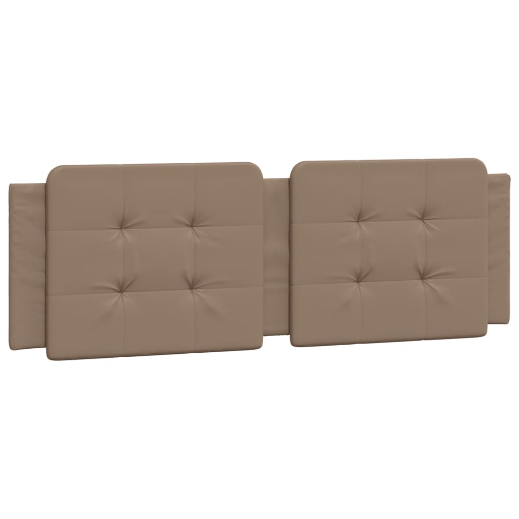 sengeramme med LED uden madras Zadar 160x200 cm cappuccinofarvet