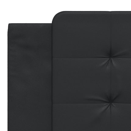 sengeramme med LED uden madras Zadar 180x200 cm sort
