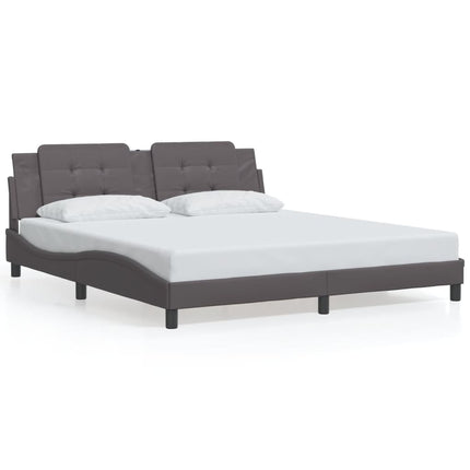 sengeramme med LED uden madras Zadar 180x200 cm sort