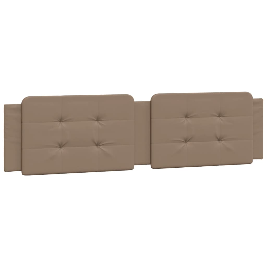 sengeramme med LED uden madras Zadar 200x200 cm cappuccinofarvet