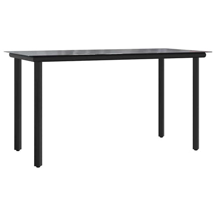 spisebordssæt til haven 9 dele med hynder polyrattan beige