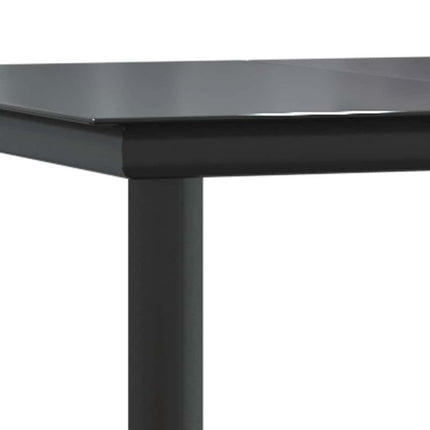 spisebordssæt til haven 9 dele med hynder polyrattan beige