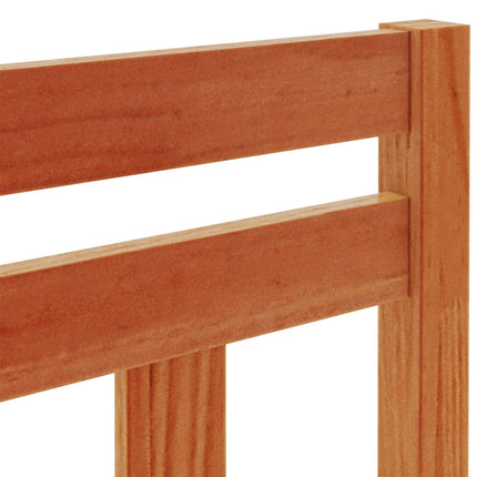 sengegavl 100 cm massivt fyrretræ gyldenbrun