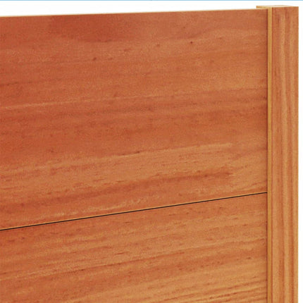 sengegavl 180 cm massivt fyrretræ gyldenbrun