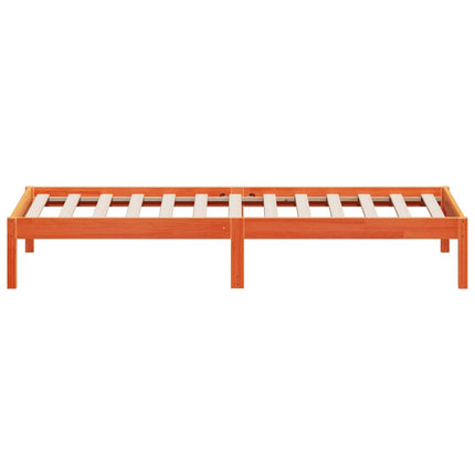 daybed uden madras 90x200 cm massivt fyrretræ gyldenbrun