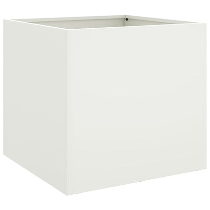 plantekasse 42x40x39 cm stål hvid