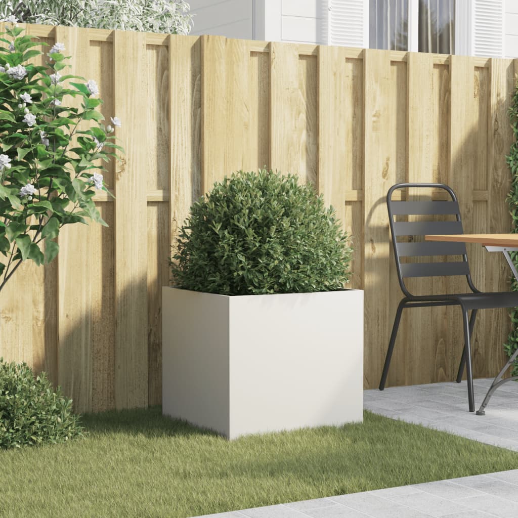 plantekasse 49x47x46 cm stål hvid