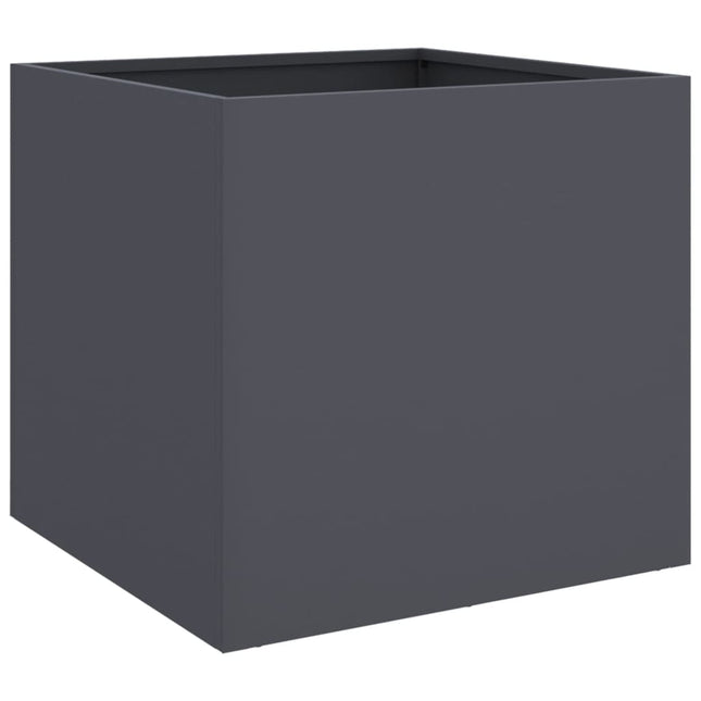 plantekasse 49x47x46 cm stål antracitgrå