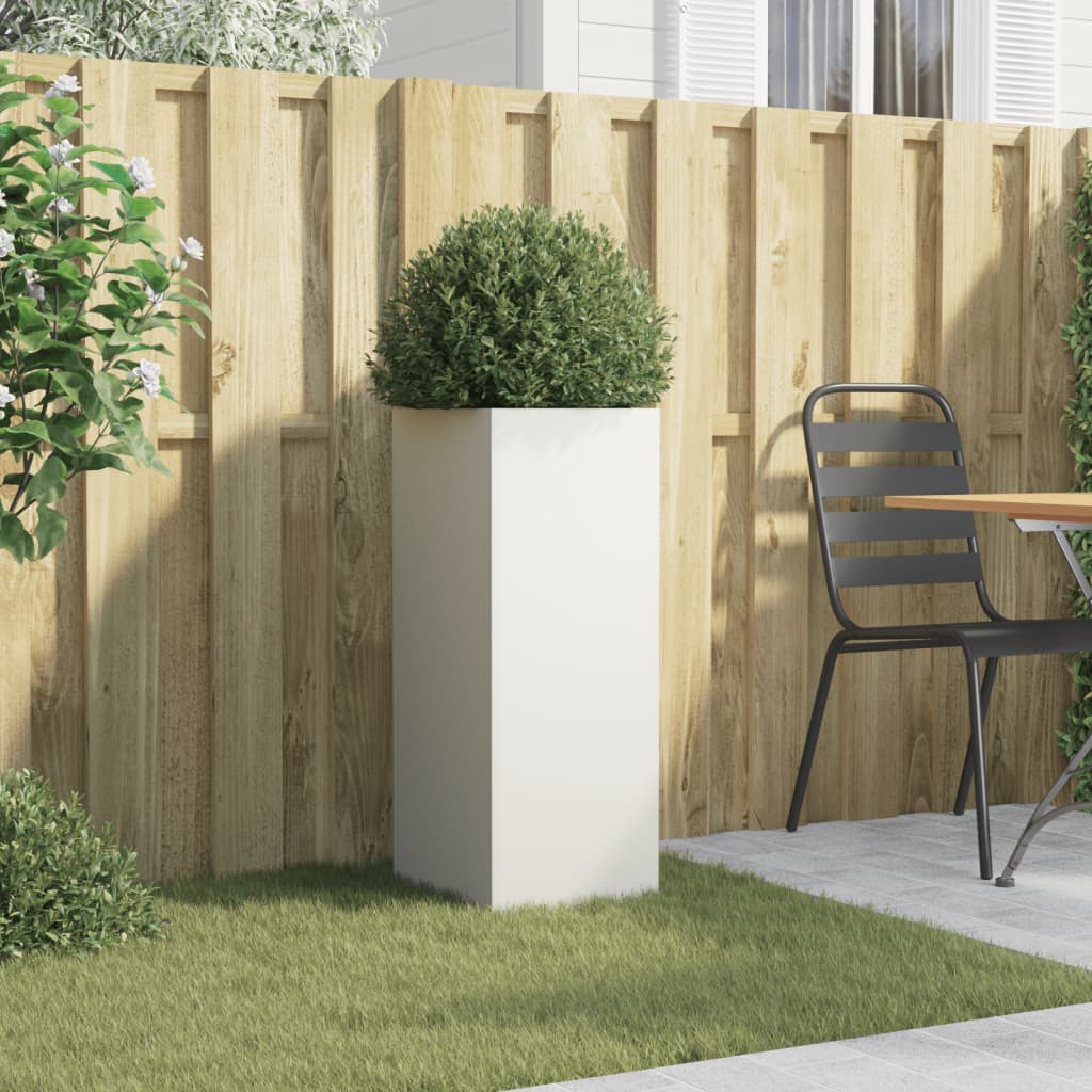 plantekasse 32x29x75 cm stål hvid