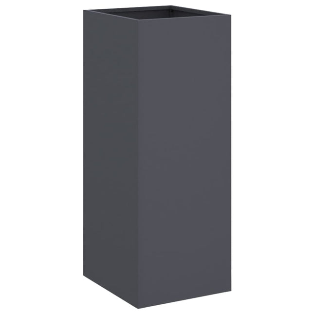 plantekasse 32x29x75 cm stål antracitgrå