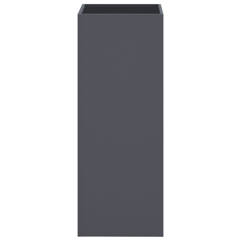 plantekasse 32x29x75 cm stål antracitgrå