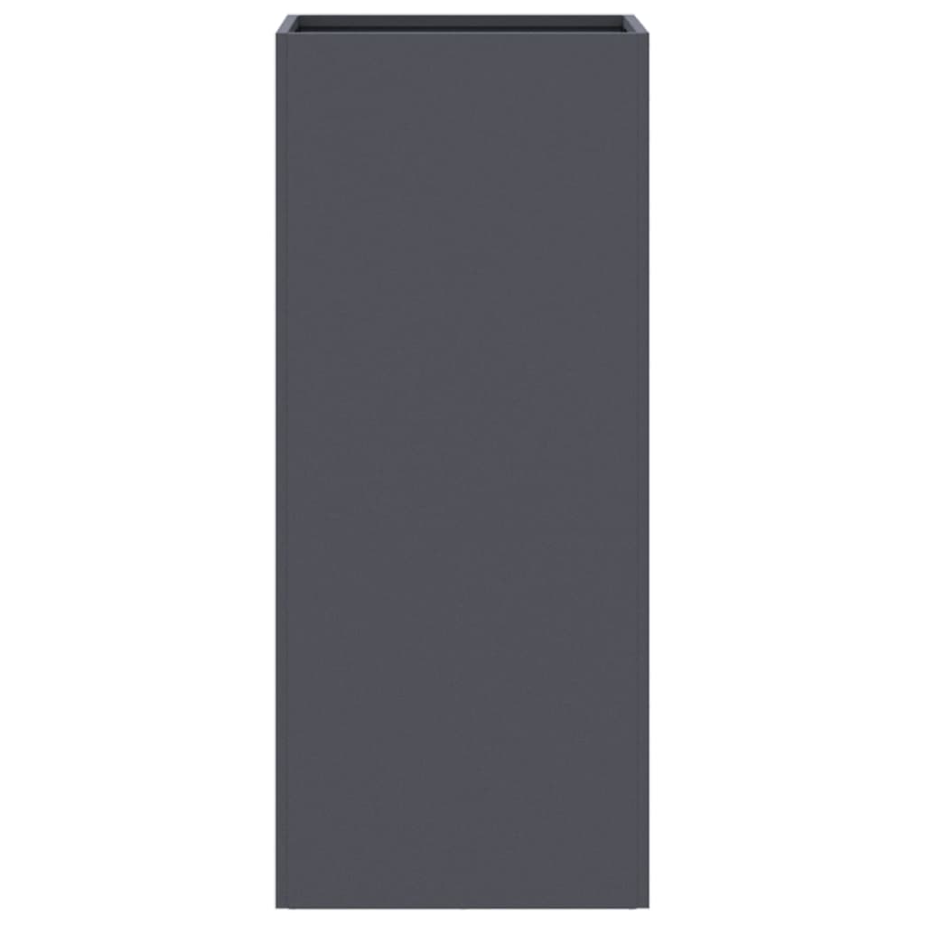 plantekasse 32x29x75 cm stål antracitgrå