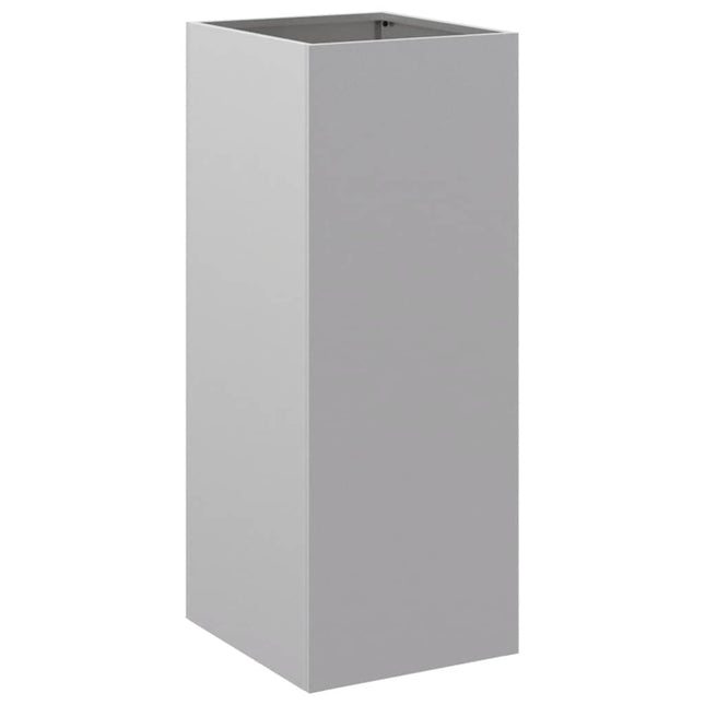 plantekasse 32x29x75 cm galvaniseret stål sølvfarvet