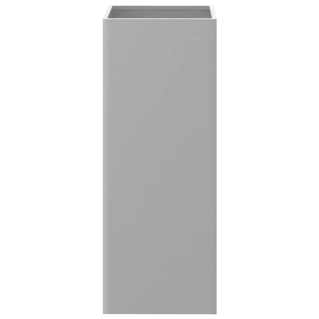 plantekasse 32x29x75 cm galvaniseret stål sølvfarvet
