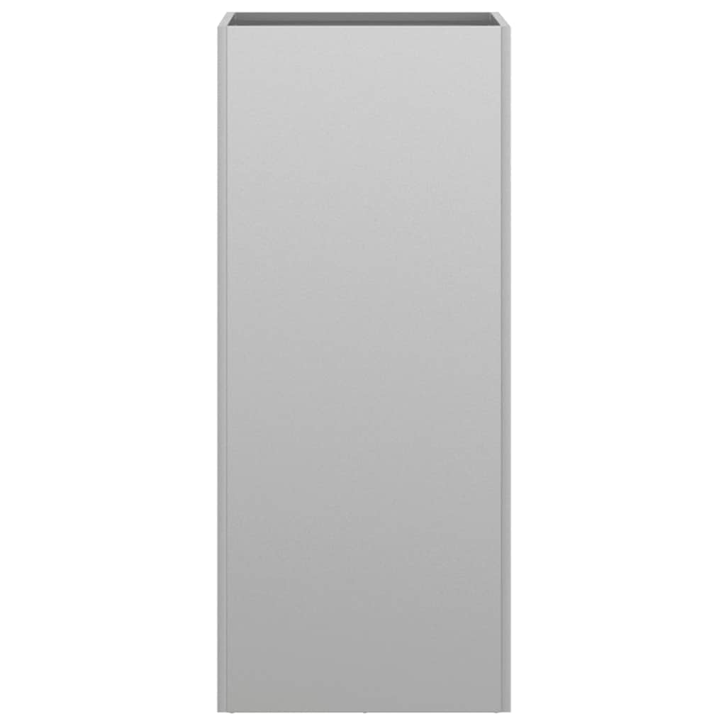 plantekasse 32x29x75 cm galvaniseret stål sølvfarvet