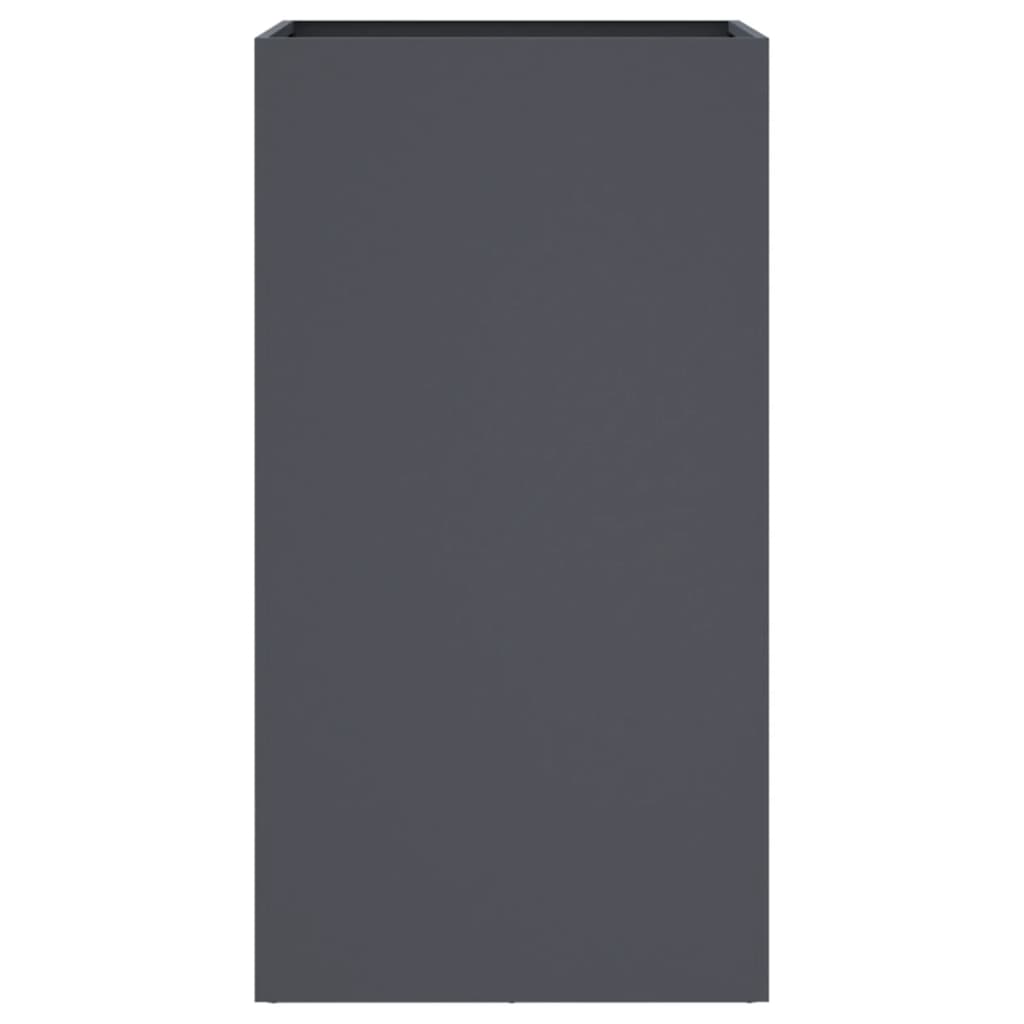 plantekasse 42x38x75 cm stål antracitgrå