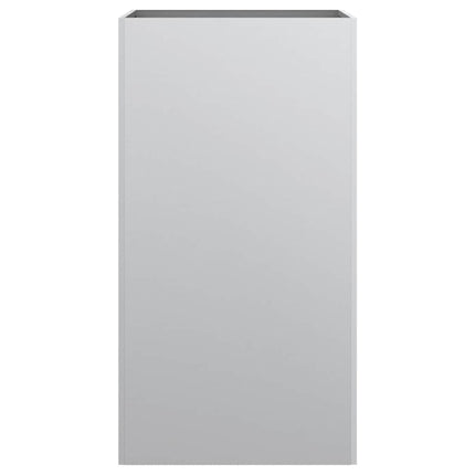 plantekasse 42x38x75 cm galvaniseret stål sølvfarvet