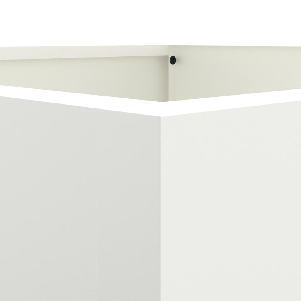 plantekasse 52x48x75 cm stål hvid