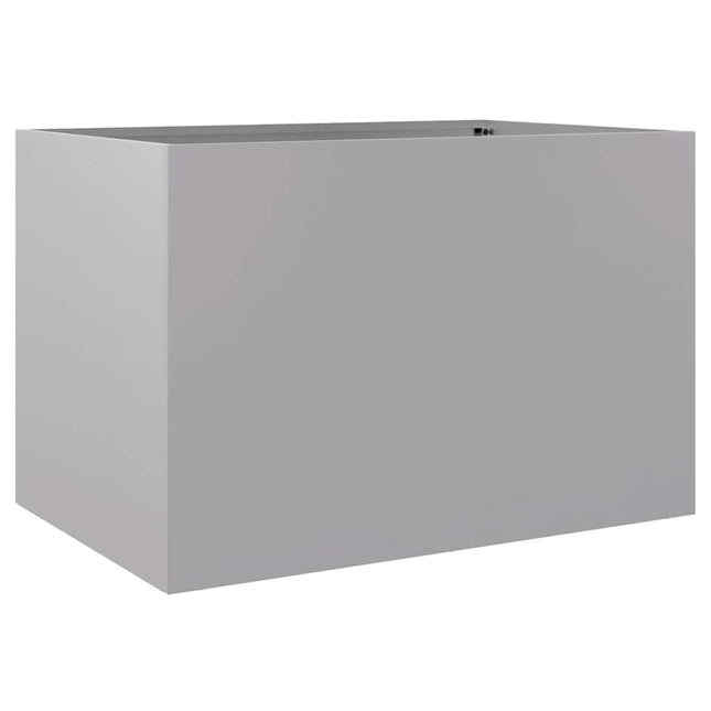 plantekasse 62x40x39 cm galvaniseret stål sølvfarvet