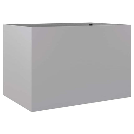 plantekasse 62x40x39 cm galvaniseret stål sølvfarvet