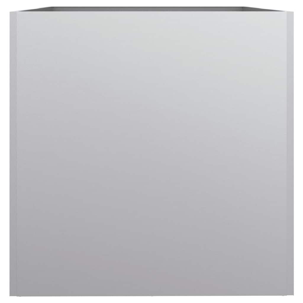 plantekasse 62x40x39 cm galvaniseret stål sølvfarvet