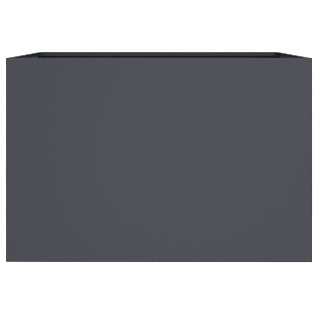 plantekasse 62x47x46 cm stål antracitgrå