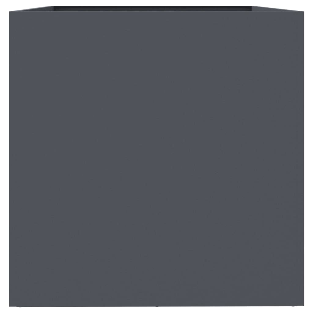 plantekasse 62x47x46 cm stål antracitgrå