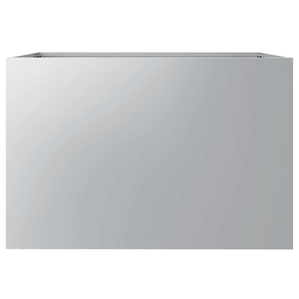 plantekasse 62x47x46 cm galvaniseret stål sølvfarvet