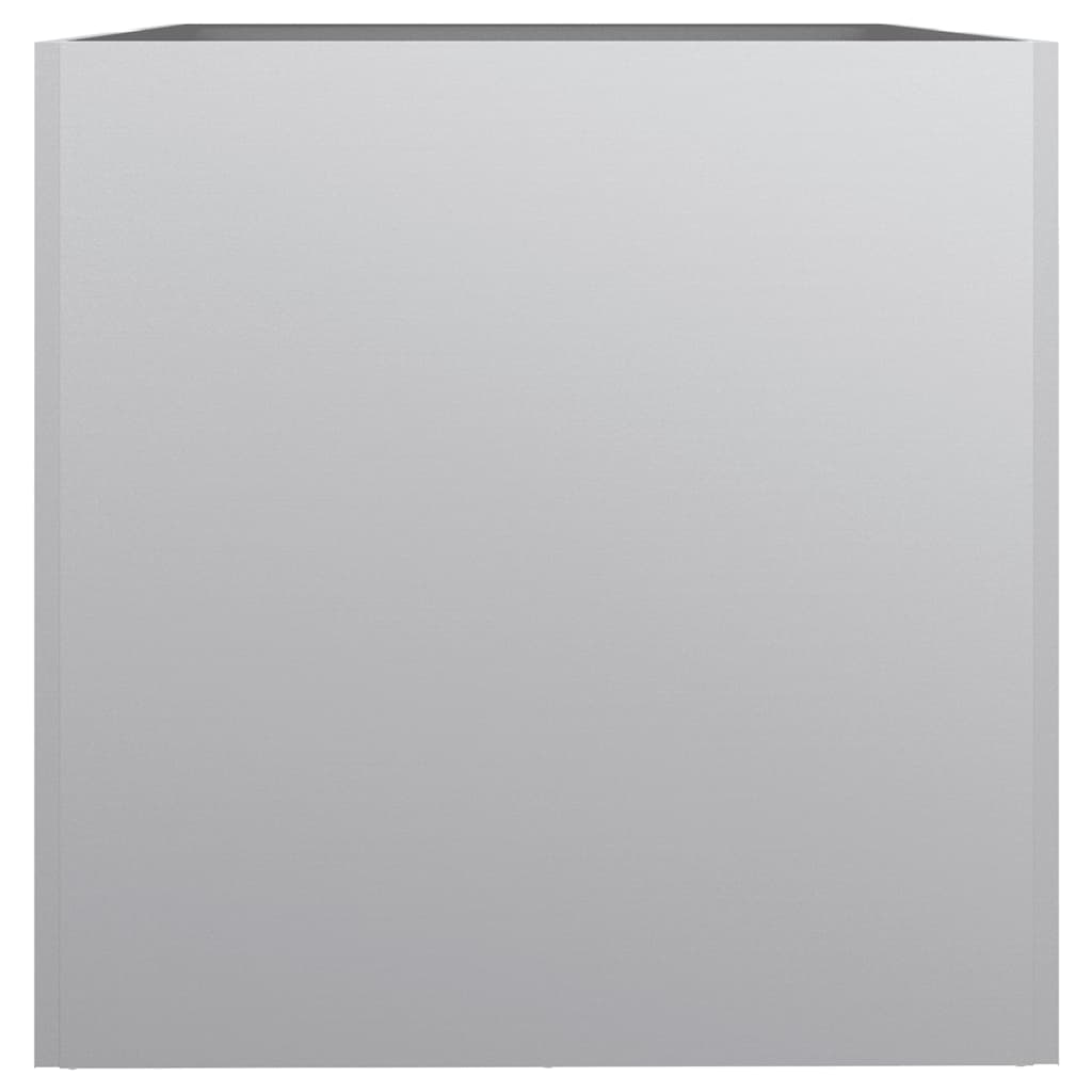 plantekasse 62x47x46 cm galvaniseret stål sølvfarvet