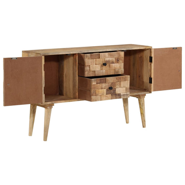 skænk 110x30x70 cm massivt mangotræ